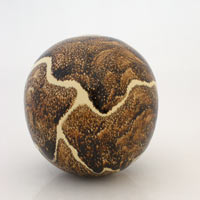 giraffe decor ceramic sphere, esfera jirafa ceramica de alta temperatura