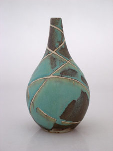 new drop vase with tied up decoration, nuevo florero gota con decoracion atada