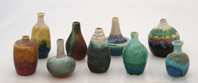small size ceramic bottles, botellitas ceramicas chicas